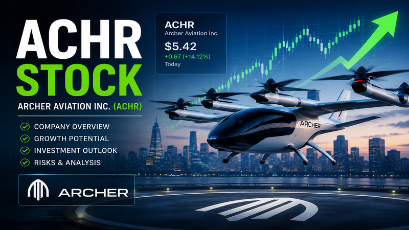 ACHR Stock analysis showing Archer Aviation growth outlook and investment opportunities