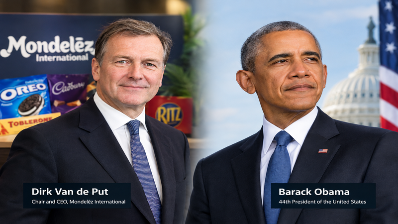 Dirk Van de Put and Barack Obama