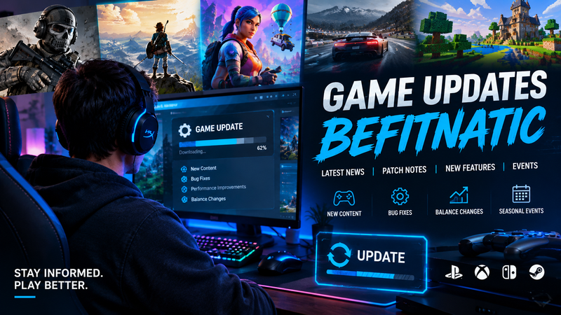 Game Updates Befitnatic and Gaming News