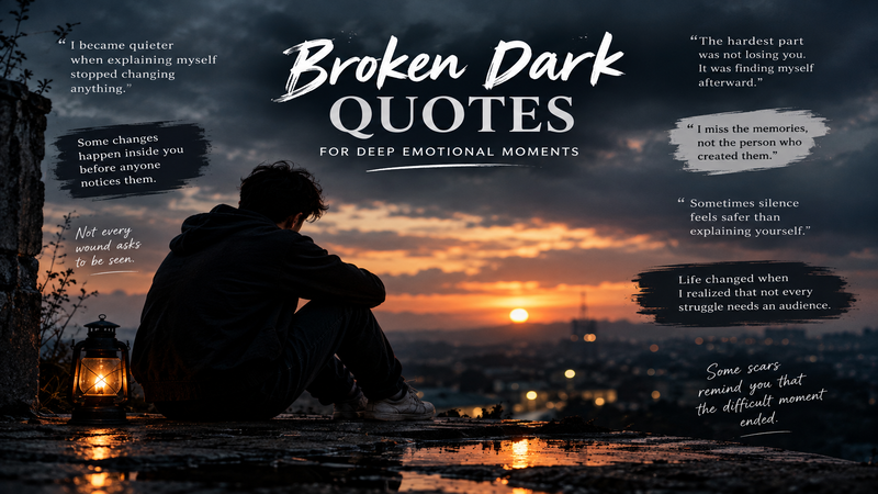 Broken Dark Quotes for Deep Emotional Moments